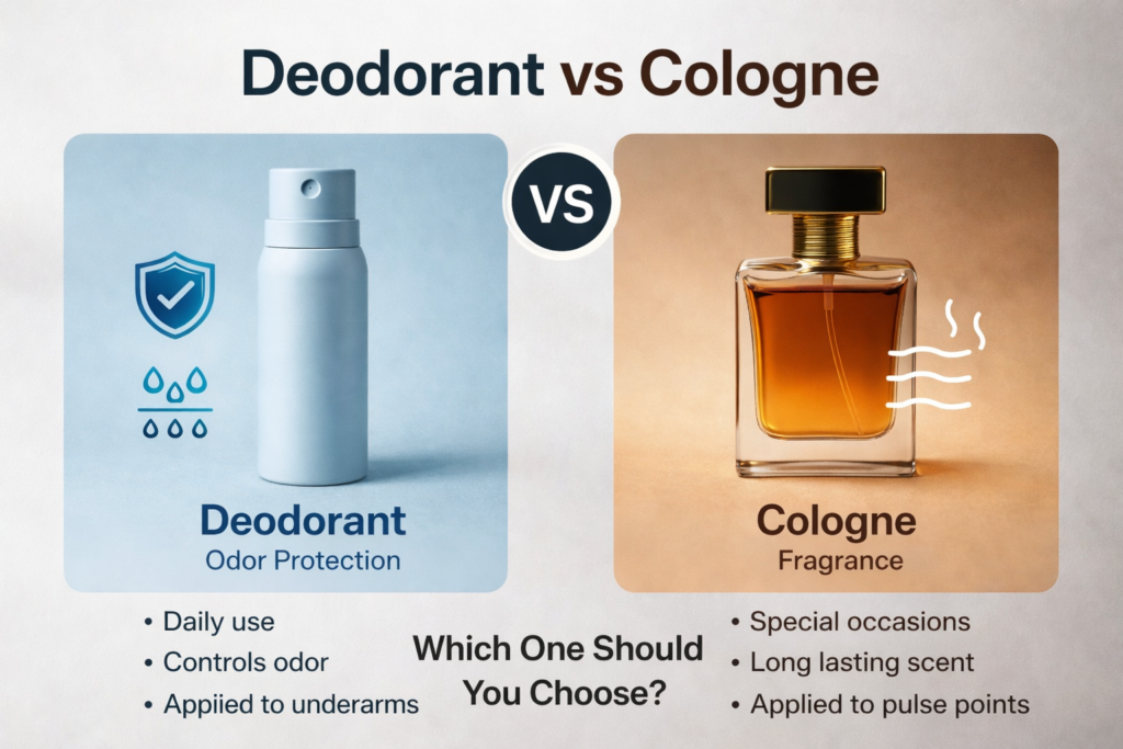 Deodorant vs Cologne