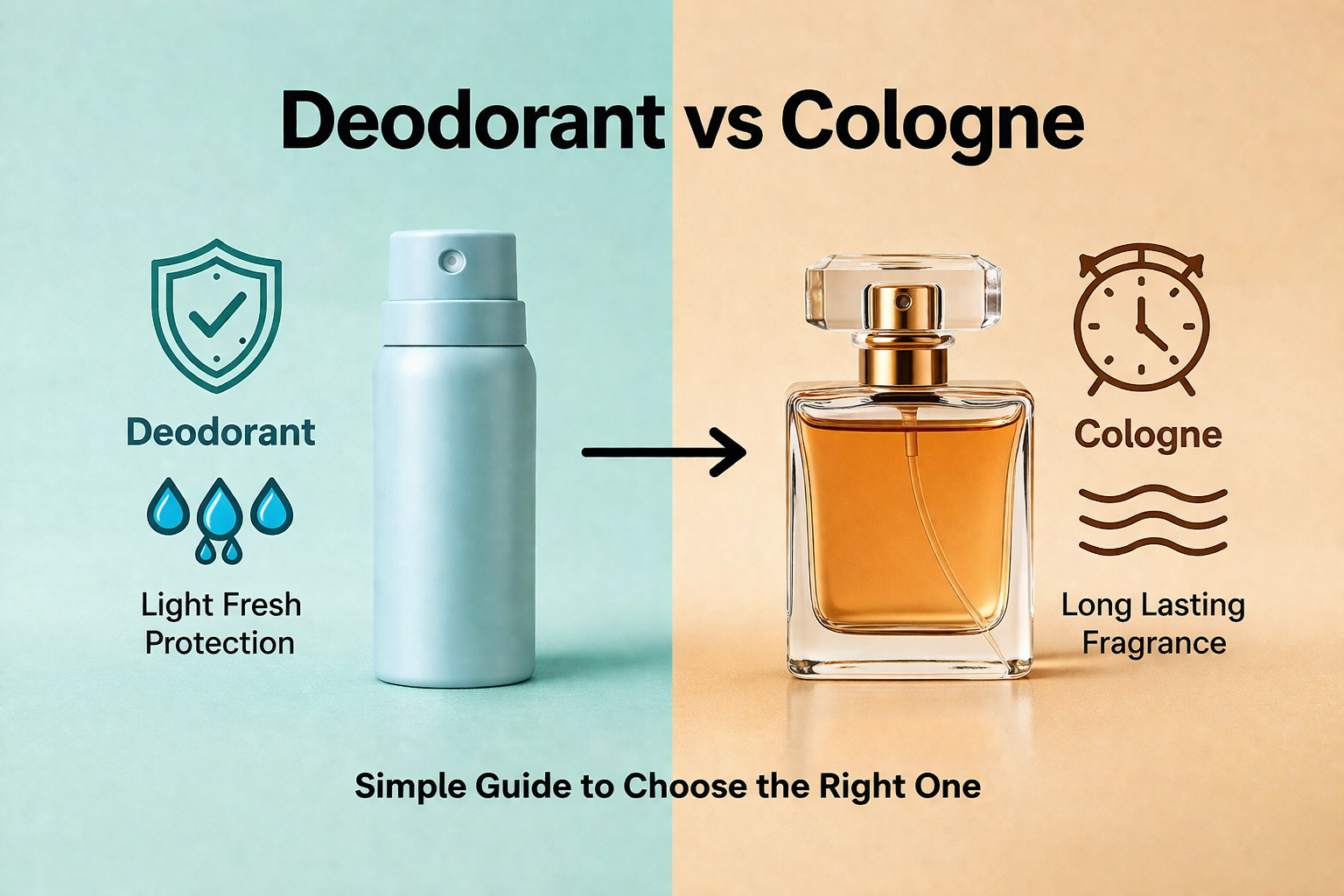 Deodorant vs Cologne