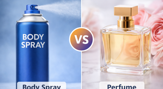 Difference Between Body Spray and Perfume