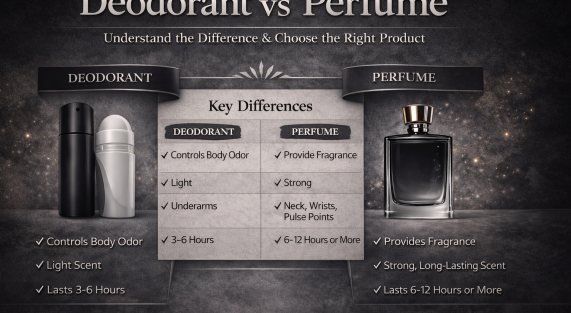 Deo and Perfume Difference